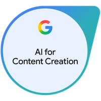 AI for Content Creation badge