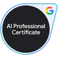 Google AI Professional Certificate badge